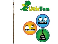 LittleTom Outdoor-Spielzeug|Kinder Kletterseil mit Knoten 200 cm lang - 195 x 25 cm