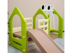 Spielturm mit Baby Rutsche und Schaukel 155 x 135 cm*LittleTom Hot