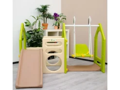 Spielturm mit Baby Rutsche und Schaukel 155 x 135 cm*LittleTom Hot