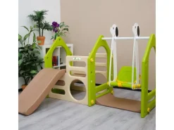 Spielturm mit Baby Rutsche und Schaukel 155 x 135 cm*LittleTom Hot