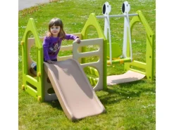 Spielturm mit Baby Rutsche und Schaukel 155 x 135 cm*LittleTom Hot