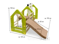 Spielturm mit Baby Rutsche und Schaukel 155 x 135 cm*LittleTom Hot