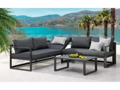 Best Freizeitmöbel Sonnenliegen|Gartenmöbel-Sets|Lounge-Gruppe Rhodos 3-tlg.