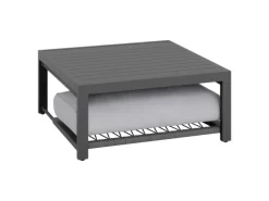 Balkonmöbel|Lounge-Gartenmöbel|Lounge-Set Willa 4-teilig aus Aluminium Anthrazit