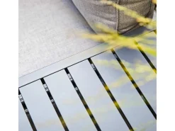 Balkonmöbel|Lounge-Gartenmöbel|Lounge-Set Willa 4-teilig aus Aluminium Anthrazit