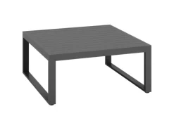 Balkonmöbel|Lounge-Gartenmöbel|Lounge-Set Willa 4-teilig aus Aluminium Anthrazit