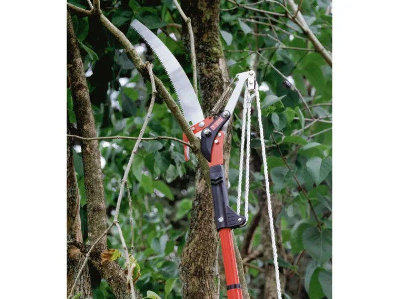 LUX-TOOLS Baumscheren|Gartenscheren|LUX Baumschere teleskopierbar mit Säge 120 cm - 240 cm