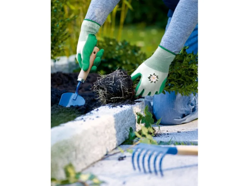 LUX-TOOLS Gartenbekleidung|LUX Gartenhandschuh Latex Gr. 9