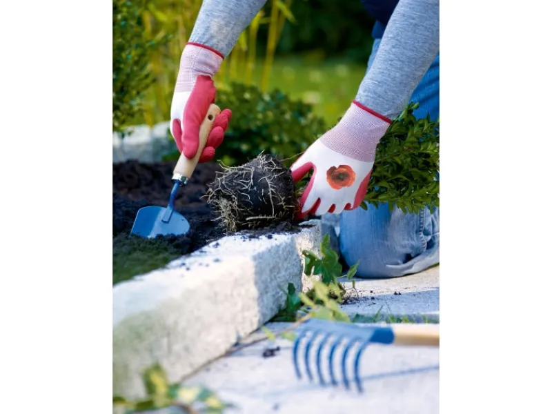 LUX-TOOLS Gartenbekleidung|LUX Gartenhandschuh Latex Gr. 9