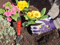 LUX-TOOLS Gartenbekleidung|LUX Gartenhandschuh Lila M