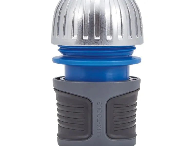 LUX-TOOLS Schlauch Kupplungen|LUX Schlauchstück mit Wasserstopp 19 mm (3/4")
