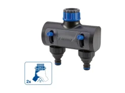 LUX-TOOLS Schlauch Kupplungen|LUX 2-Wege-Verteiler 26,4 mm (G 3/4) auf 33,3 mm (G 1)