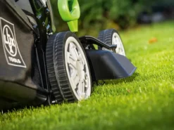 Akku-Rasenmäher Set A-RM-46-24 2 x 20 V Akkus 1 PowerSystem*LUX-TOOLS New