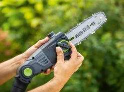 LUX-TOOLS Heckenscheren|Akku-Teleskop-Heckenschere & -Astsäge A-HS-20/41T-2in1 A