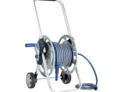 LUX-TOOLS Gartenschlauchwagen|Comfort Metallschlauchwagen-Set