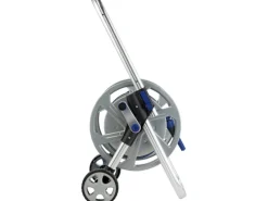 LUX-TOOLS Gartenschlauchwagen|Comfort Metallschlauchwagen-Set