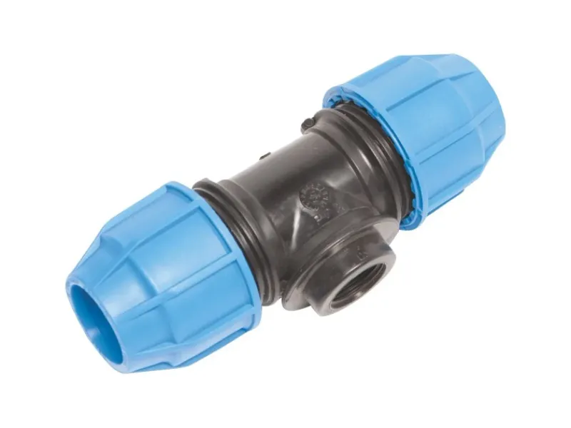 LUX-TOOLS Bewässerungssysteme|T-Stück für PE-Rohre Ø 32 mm x 24,1 mm (Rp 3/4")