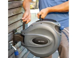 LUX-TOOLS Gartenschlauchwagen|Wandschlauchbox-Set 12 m mit Schlauch