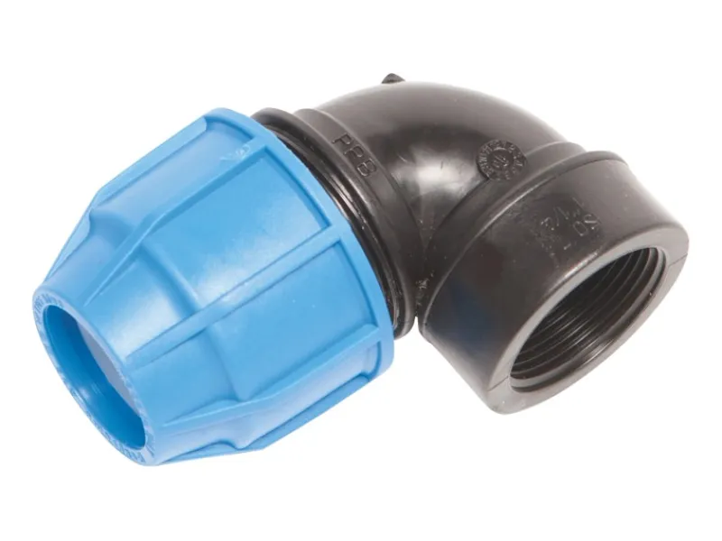 LUX-TOOLS Bewässerungssysteme|90°-Winkel für PE-Rohre Ø 32 mm x 38,9 mm (Rp 1 1/4")