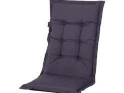 Madison Gartenstuhlauflagen|Hochlehner Auflage Outdoor Panama Grau 123 x 50 cm
