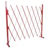 Absperrgitter B34 Scherengitter Zaun Schutzgitter ausziehbar Alu Rot-Weiß Höhe 153cm Breite 28-200cm*MCW Discount