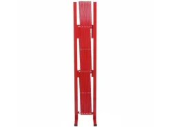 Absperrgitter B34 Scherengitter Zaun Schutzgitter ausziehbar Alu Rot-Weiß Höhe 153cm Breite 28-200cm*MCW Discount
