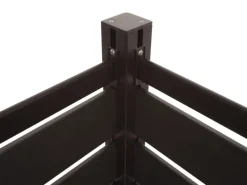 MCW Mülltonnenboxen|Alu Mülltonnen-Zaun K57 Anthrazit 130x300x110cm