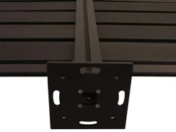 MCW Mülltonnenboxen|Alu Mülltonnen-Zaun K57 Anthrazit 130x300x110cm