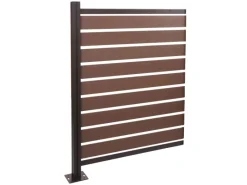 Alu Mülltonnen-Zaun K57 Braun 130x100x6cm*MCW Sale