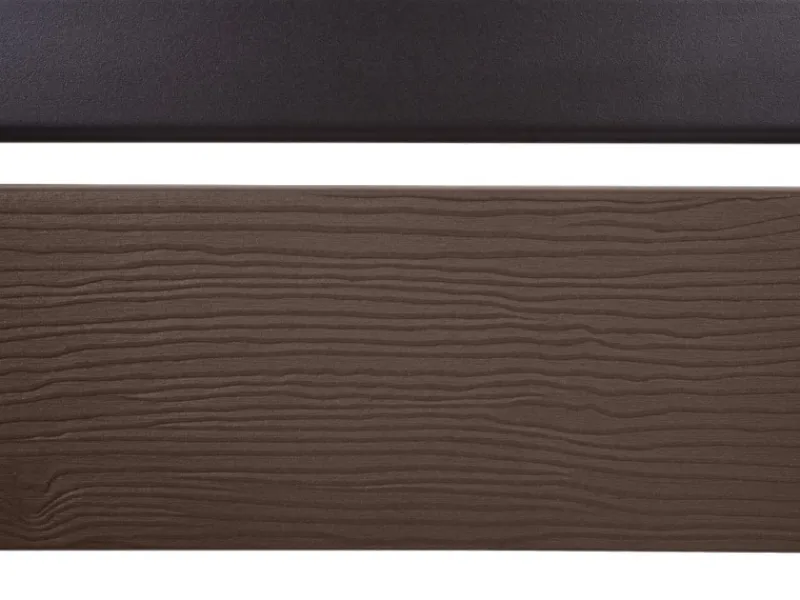 Alu Mülltonnen-Zaun K57 Braun 130x110x6cm*MCW Discount