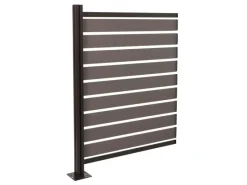 Alu Mülltonnen-Zaun K57 Grau 130x100x6cm*MCW Sale