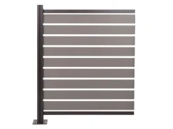 Alu Mülltonnen-Zaun K57 Grau 130x100x6cm*MCW Sale