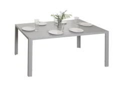 MCW Gartentische|Alu-Esstisch N40 Tisch Bistrotisch Gartentisch Balkontisch Wetterfest 140x80cm