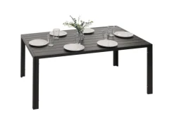 MCW Gartentische|Alu-Esstisch N40 Tisch Bistrotisch Gartentisch Balkontisch Wetterfest 140x80cm