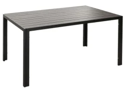 MCW Gartentische|Alu-Esstisch N40 Tisch Bistrotisch Gartentisch Balkontisch Wetterfest 140x80cm