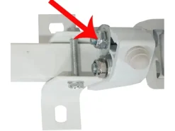 Alu-Markise E49 2,5x2m Polyester Gelb/Weiß*MCW Best