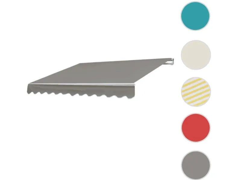 Alu-Markise H791 4,5x3m Polyester*MCW Best