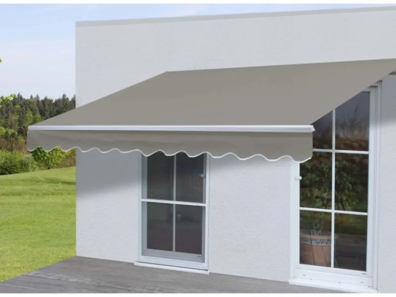 Alu-Markise H791 4,5x3m Polyester*MCW Best