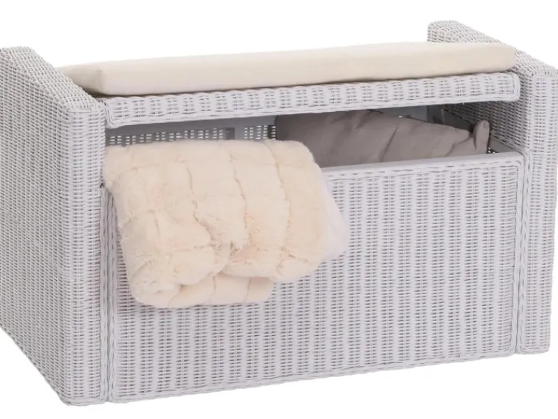 Aufbewahrungstruhe Genua Rattan*MCW Best