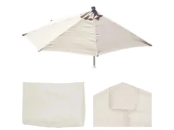 MCW Sonnenschirme|Bezug für Sonnenschirm Halbrund Lorca Creme