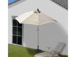 MCW Sonnenschirme|Bezug für Sonnenschirm Halbrund Lorca Creme