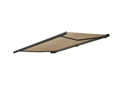 MCW Markisen|Elektrische Kassettenmarkise H122 4x3m Polyester Rahmen Anthrazit