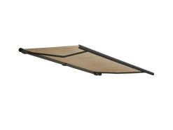 MCW Markisen|Elektrische Kassettenmarkise H122 4x3m Polyester Rahmen Anthrazit