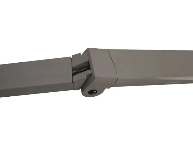 MCW Markisen|Elektrische Kassettenmarkise H122 4x3m Polyester Rahmen Grau