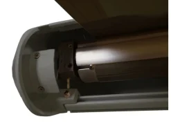 MCW Markisen|Elektrische Kassettenmarkise H122 4x3m Polyester Rahmen Grau