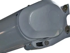 MCW Markisen|Elektrische Kassettenmarkise H122 4x3m Polyester Grau/Weiß Rahmen Grau