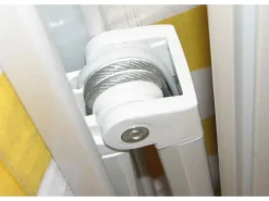 MCW Markisen|Elektrische Kassettenmarkise H27 6x3m Polyester Rahmen Weiß