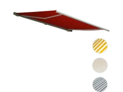 MCW Markisen|Elektrische Kassettenmarkise H124 5x3m Polyester