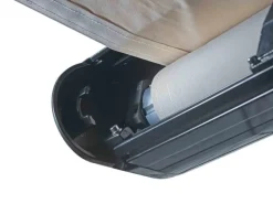 Elektrische Kassettenmarkise H124 5x3m Polyester Rahmen Anthrazit*MCW Hot