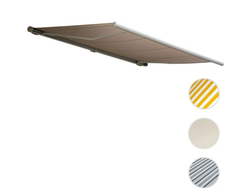 MCW Markisen|Elektrische Kassettenmarkise H122 4x3m Polyester